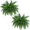 40" Artificial Boston Fern – Set of 2 Realistic Hanging Plants for Home Décor